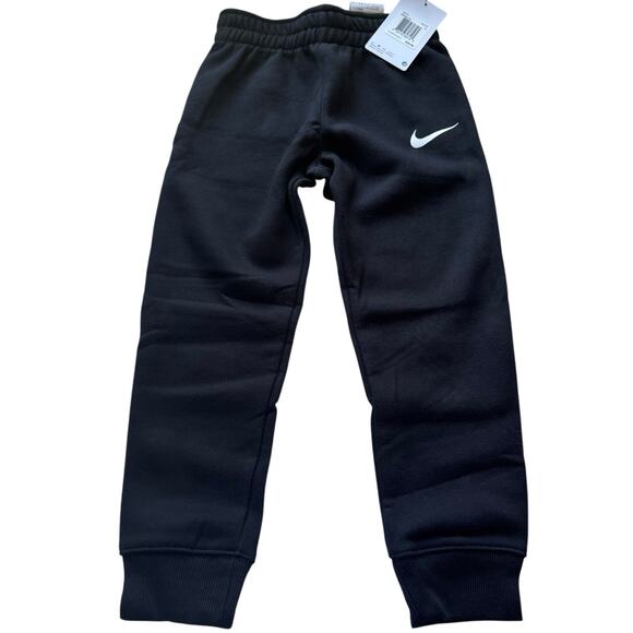 NIKE Boys Little Fleece Jogger Pants Black 86F088 Size 6 M Kids NWT - Picture 1 of 4